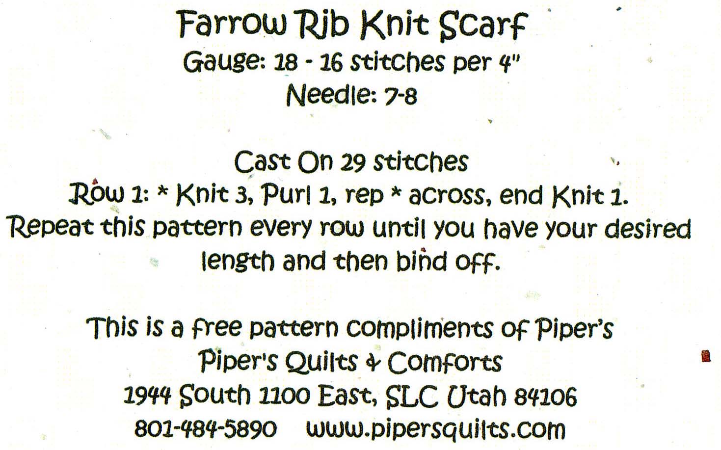 Bulky Ribbed Scarf - Free Knitting Pattern for a Ribbed Scarf