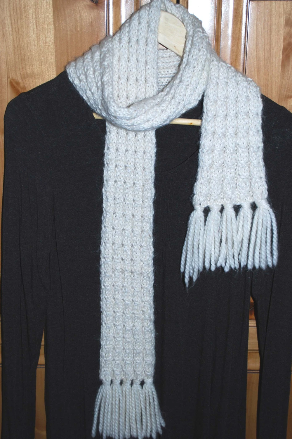 Mock Cable Scarf – The Piper's Girls